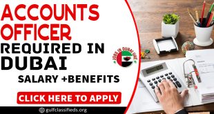 ACCOUNTS OFFICER REQUIRED IN DUBAI