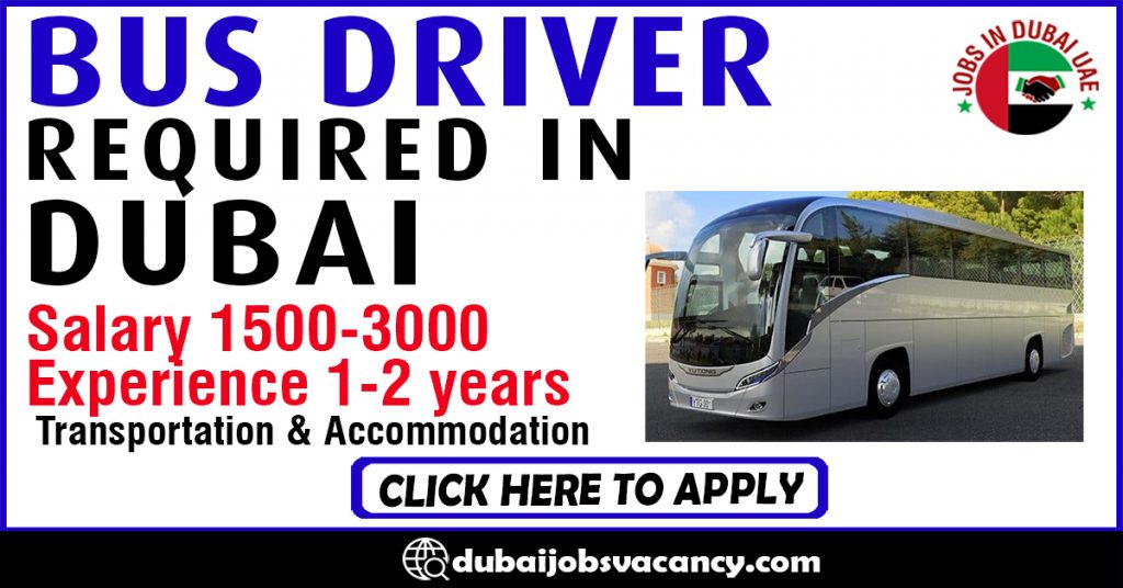 Bus Driver Jobs In Dubai