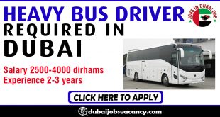 HEAVY BUS DRIVER REQUIRED IN DUBAI