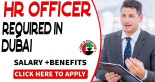HR OFFICER REQUIRED IN DUBAI (2)
