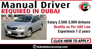 Manual Driver REQUIRED IN DUBAI