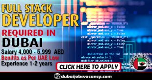 FULL STACK DEVELOPER REQUIRED IN DUBAI