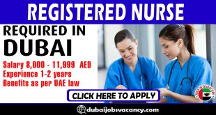 REGISTERED NURSE REQUIRED IN DUBAI