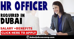 HR OFFICER REQUIRED IN DUBAI