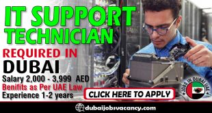 IT SUPPORT TECHNICIAN REQUIRED IN DUBAI