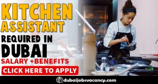 KITCHEN ASSISTANT REQUIRED IN DUBAI