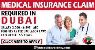 MEDICAL INSURANCE CLAIM REQUIRED IN DUBAI