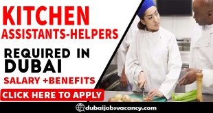 KITCHEN ASSISTANTS-HELPERS REQUIRED IN DUBAI