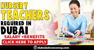 NURSERY TEACHERS REQUIRED IN DUBAI