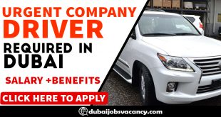 URGENT COMPANY DRIVER REQUIRED IN DUBAI