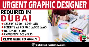 URGENT GRAPHIC DESIGNER REQUIRED IN DUBAI