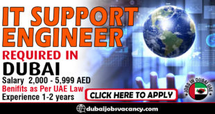 IT SUPPORT ENGINEER REQUIRED IN DUBAI