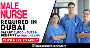 MALE NURSE REQUIRED IN DUBAI