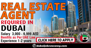 REAL ESTATE AGENT REQUIRED IN DUBAI