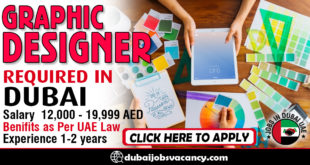 GRAPHIC DESIGNER REQUIRED IN DUBAI