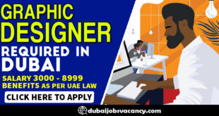 GRAPHIC DESIGNER REQUIRED IN DUBAI