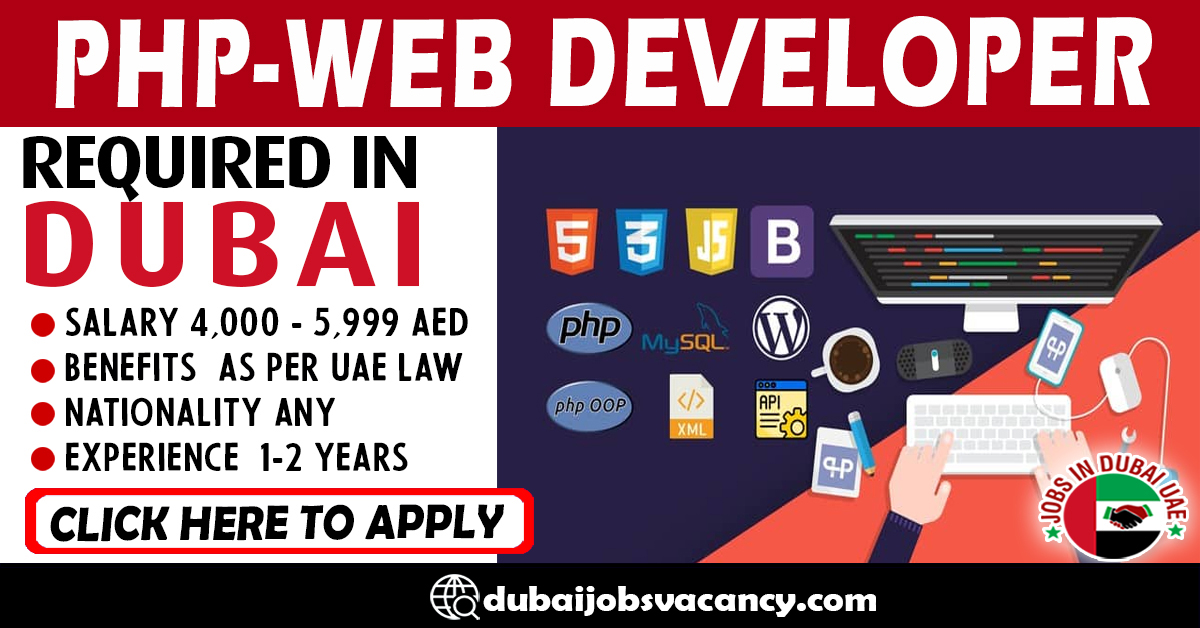 php developer jobs in dubai for indian