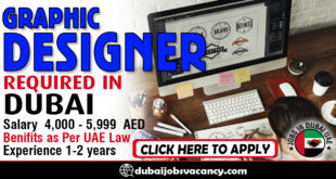 GRAPHIC DESIGNER REQUIRED IN DUBAI