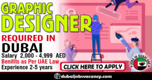 GRAPHIC DESIGNER REQUIRED IN DUBAI