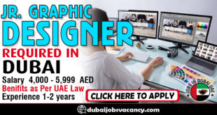 JR GRAPHIC DESIGNER REQUIRED IN DUBAI