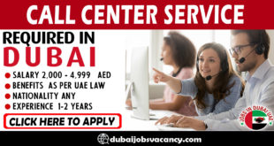 CALL CENTER SERVICE REQUIRED IN DUBAI