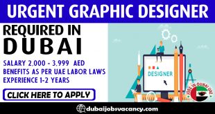 URGENT GRAPHIC DESIGNER REQUIRED IN DUBAI