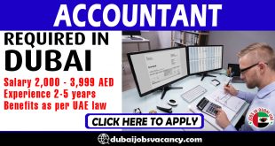 ACCOUNTANT REQUIRED IN DUBAI