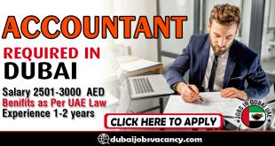 ACCOUNTANT REQUIRED IN DUBAI