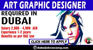 ART GRAPHIC DESIGNER REQUIRED IN DUBAI