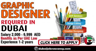 GRAPHIC DESIGNER REQUIRED IN DUBAI