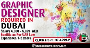 GRAPHIC DESIGNER REQUIRED IN DUBAI