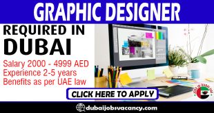 GRAPHIC DESIGNER REQUIRED IN DUBAI