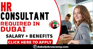 HR CONSULTANT REQUIRED IN DUBAI