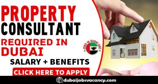 PROPERTY CONSULTANT REQUIRED IN DUBAI