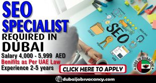 SEO SPECIALIST REQUIRED IN DUBAI