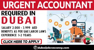 URGENT ACCOUNTANT REQUIRED IN DUBAI