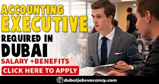 ACCOUNTING EXECUTIVE REQUIRED IN DUBAI