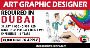 ART GRAPHIC DESIGNER REQUIRED IN DUBAI