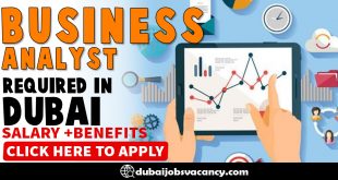 BUSINESS ANALYST REQUIRED IN DUBAI