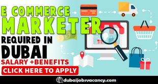 E-COMMERCE MARKETER REQUIRED IN DUBAI