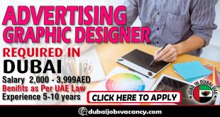 GRAPHIC DESIGNER REQUIRE IN DUBAI