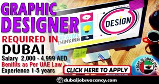 GRAPHIC DESIGNER REQUIRED IN DUBAI