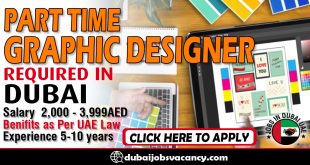 PART TIME GRAPHIC DESIGNER REQUIRED IN DUBAI