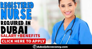 REGISTERED NURSE REQUIRED IN DUBAI