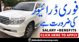 URGENT DRIVER REQUIRED IN DUBAI