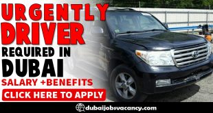 URGENTLY DRIVER REQUIRED IN DUBAI