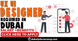 UX-UI DESIGNER REQUIRED IN DUBAI