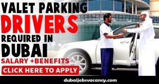 VALET PARKING DRIVERS REQUIRED IN DUBAI