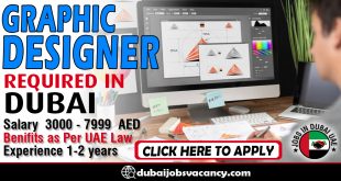 GRAPHIC DESIGNER REQUIRED IN DUBAI