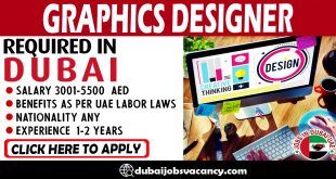 GRAPHICS DESIGNER REQUIRED IN DUBAI